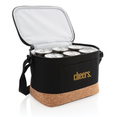 Logo trade promotional product photo of: Two tone cooler bag with cork detail